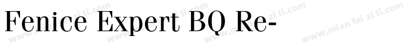 Fenice Expert BQ Re字体转换